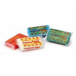 MODELLING CLAY 10 bars of 50g in a Tray - assorted colours