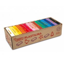 MODELLING CLAY 15 bars 350g in a Box - assorted colours